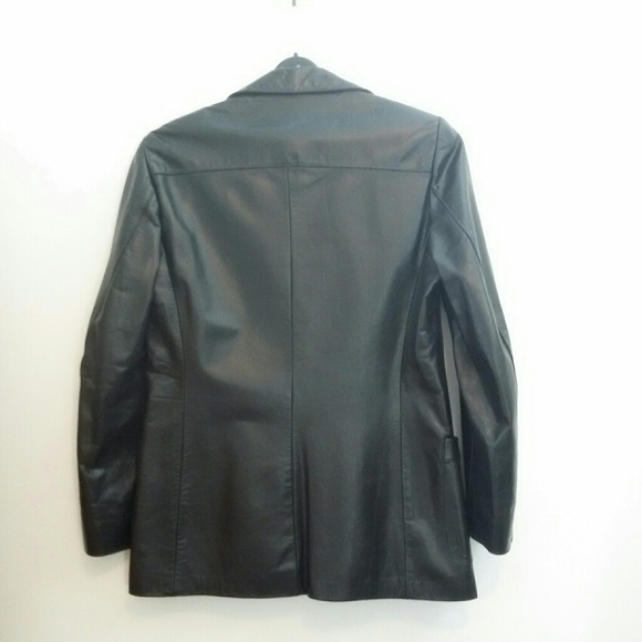 Leather blazer- brand unknown - Picture 5 of 11